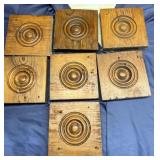 (9) Architectural Rosettes