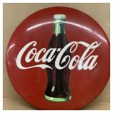 Coca Cola button sign