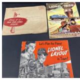 1950s Lionell train catalogs