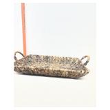 Weave double handled basket