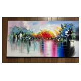 Bayside Vibrant Painting on Canvas