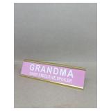 Grandma chief executive spoiler desk tag