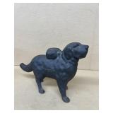 Cast-iron dog bank