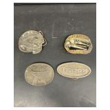 Marlborough, triumph, drag racing belt buckles