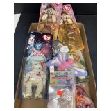 Ty beanie babies with extra tag protectors