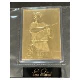 New York Yankees Lou Gary 24 karat gold Danbury