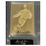 Ty Cobb 24 karat gold baseball card Danbury mint