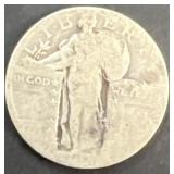 Silver liberty Quarter