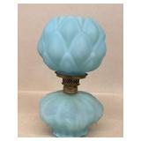 Consolidated Lamp & Glass Aqua lamp