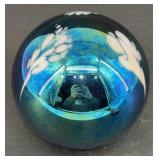 Iridescent Studio Glass paperweight