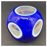 Vintage MURANO concentric 'millefiori' paperweight