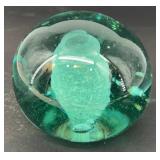 Blown glass 'Dump' paperweight