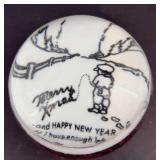 Novelty Christmas paperweight