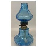 Blue 'Princess Feather' lamp