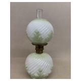 Green and white lamp