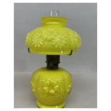 Yellow 'Cosmos' Consolidated Glass Lamp