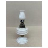 Milk, glass improved banner lamp