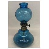 Blue Glass 'Twinkle' lamp