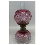 Cranberry leaf pattern lamp