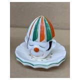 Clown, head juicer, vintage ceramic
