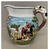 Barbara Kuhlman Fox Hunt Pitcher