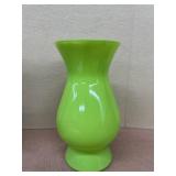 Lime green vase