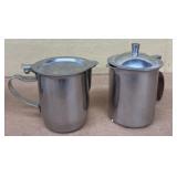 Stainless steel creamers