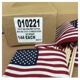 American flags 4' x 6' box of 144