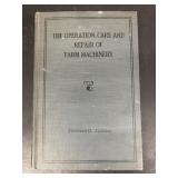 The operation care an John Deere  repair of farm