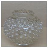 Hobnail glass shade