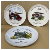 DARKE county steam thrashers collector plates