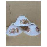 Glass flower design shades