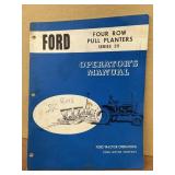 Ford four row pool planter series 311 manual