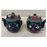 Clown, teapot salt and pepper shakers vintage