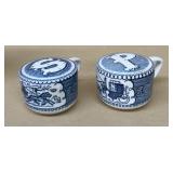 Horse and buggy designed salt and pepper shakers