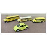 Diecast, school buses, and Volkswagen