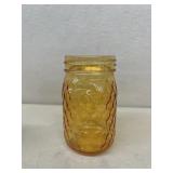 Light brown colored jar