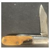 Diamond edge, double blade pocket knife