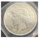 1923 peace silver dollar