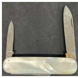 Hoofritz Germany pearl handle pocket knife