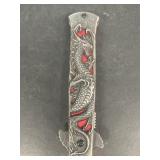 Dragon head switchblade pocket knife