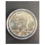 1968 silver Kennedy half dollar