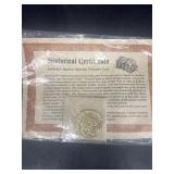 Historical certificate, authentic replicas,