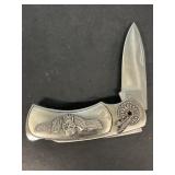 Skull pocket knife