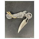 Motorcycle pocket, knife