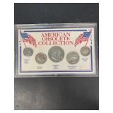 American obsolete coin collection, silver