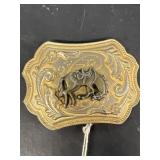 Cowboy belt buckle