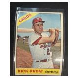 1966 Dick Groat topps baseball card