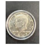 1967 Kennedy silver half dollar