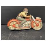 Tin toy motorcycle